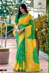 Rangeela Vol 3 By Kashvi Dull Moss Printed Saree